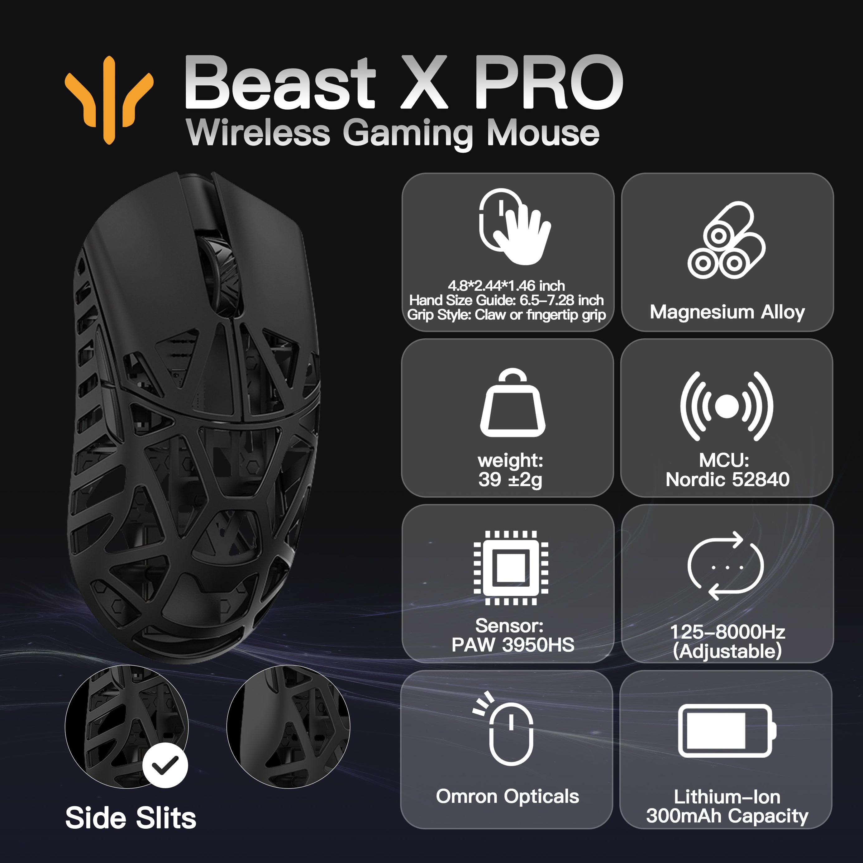 WLMOUSE Beast X Pro Gaming Mouse