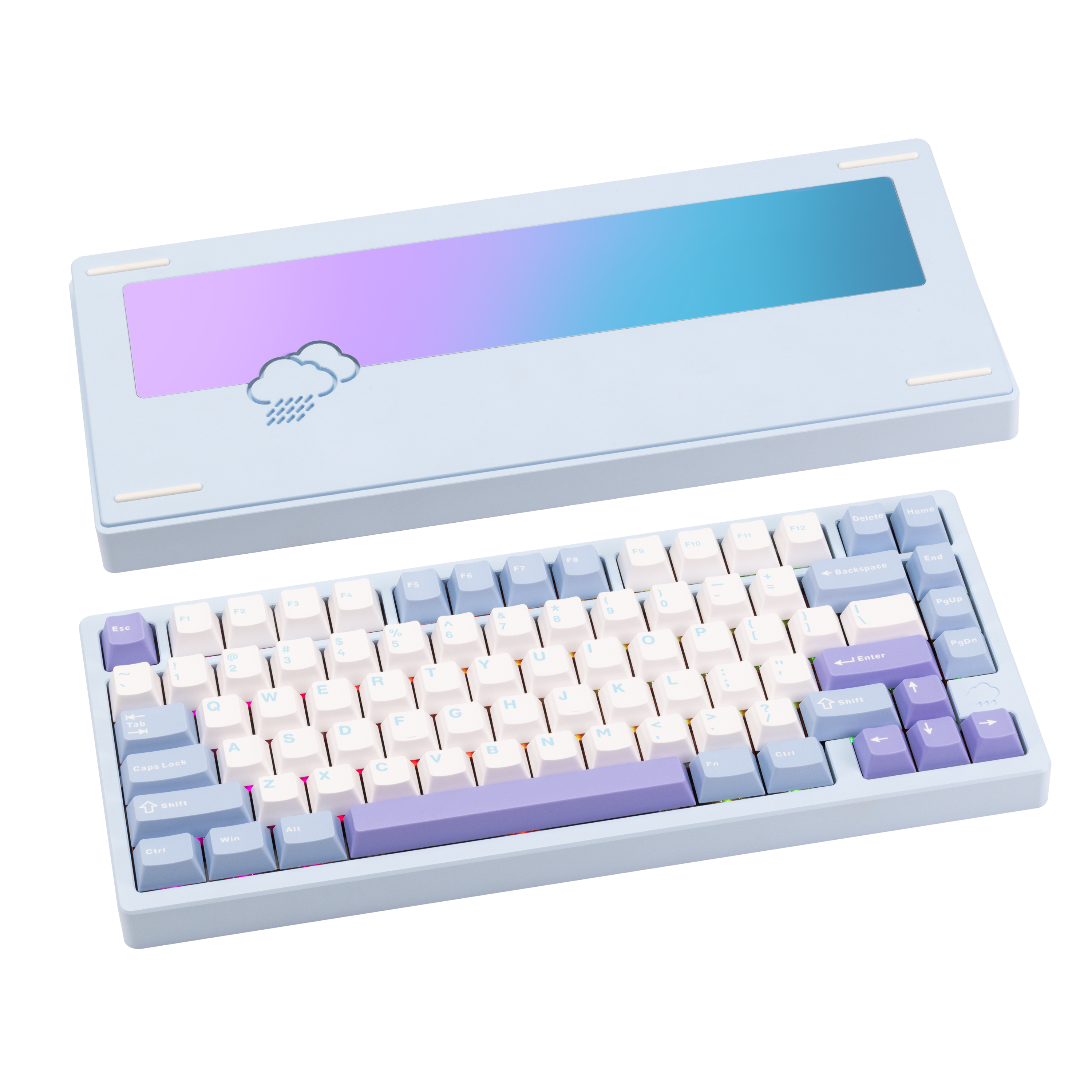 Rainy 75 CNC Aluminum Triple-Mode Connectivity Mechanical Keyboard