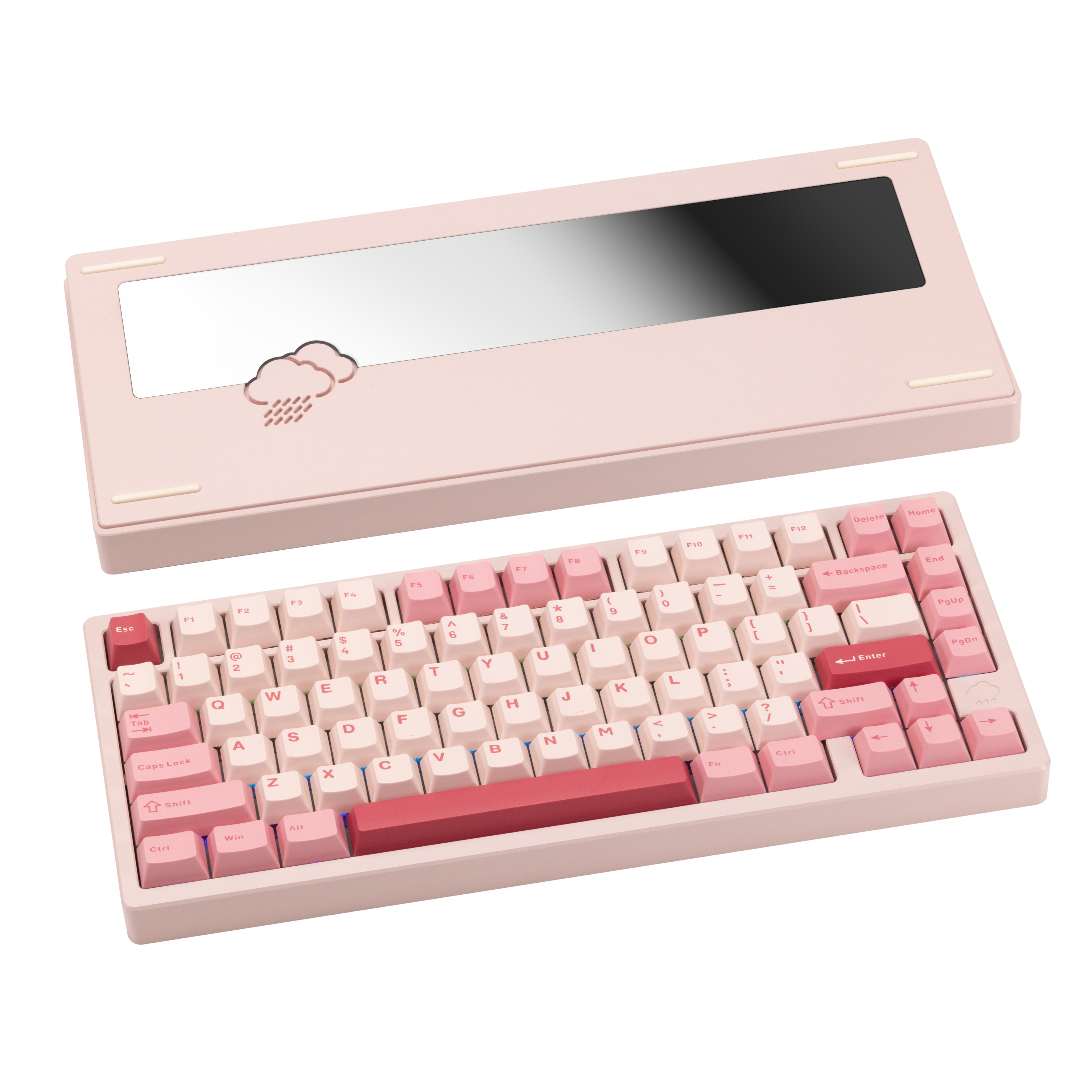 Rainy 75 CNC Aluminum Triple-Mode Connectivity Mechanical Keyboard