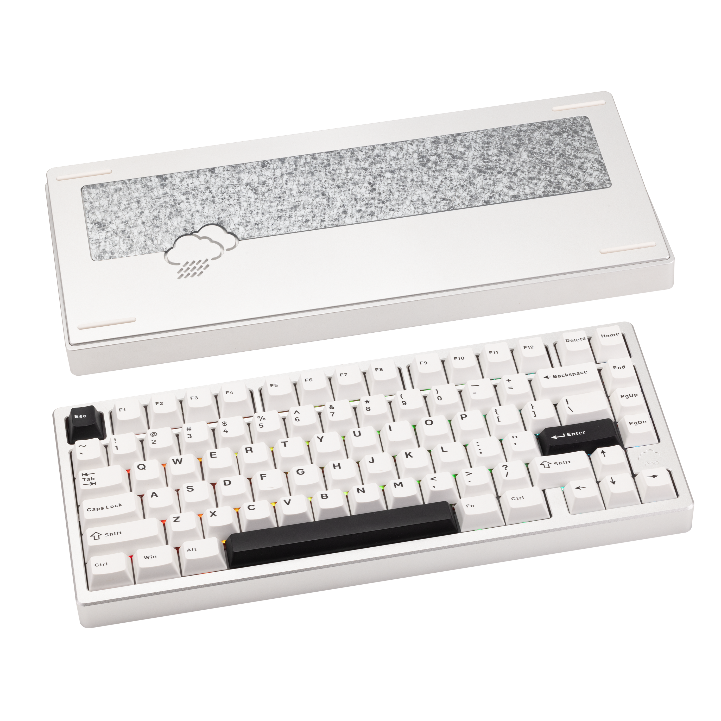 Rainy 75 CNC Aluminum Triple-Mode Connectivity Mechanical Keyboard