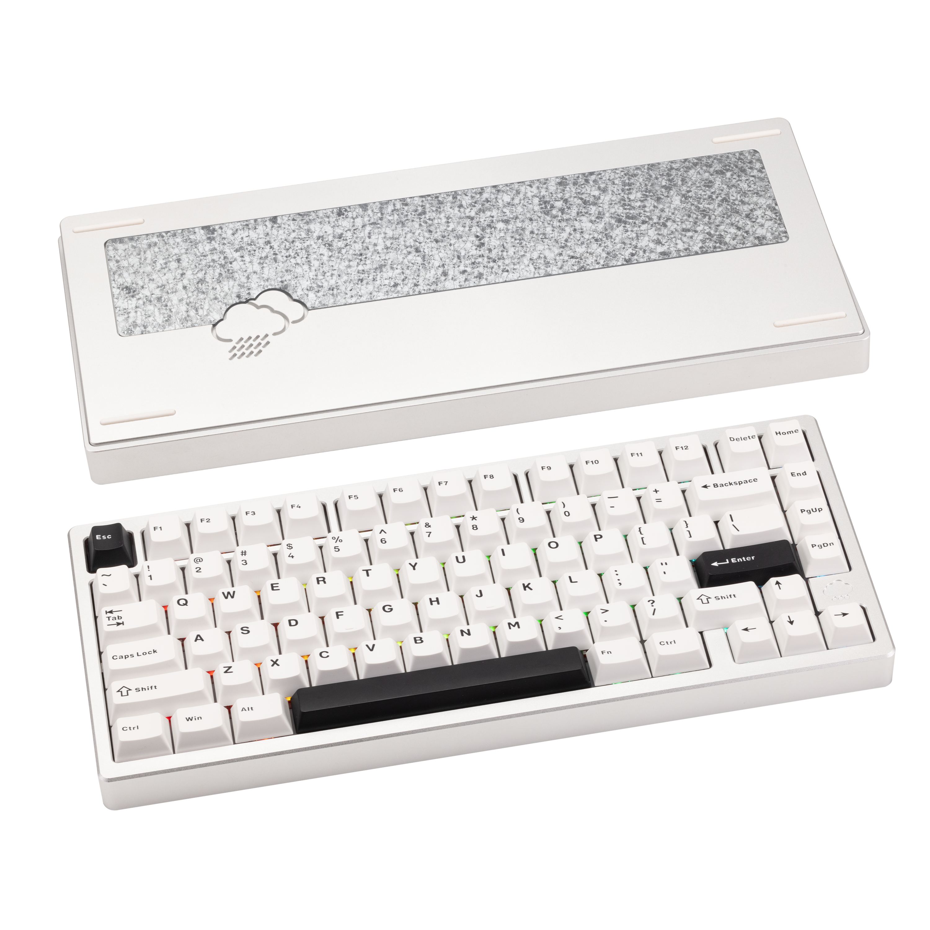 Rainy 75 CNC Aluminum Triple-Mode Connectivity Mechanical Keyboard