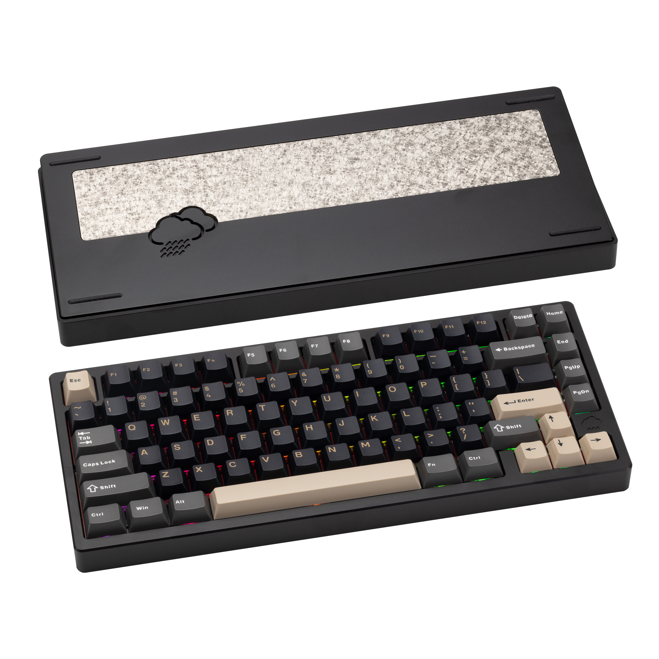 Rainy 75 CNC Aluminum Triple-Mode Connectivity Mechanical Keyboard