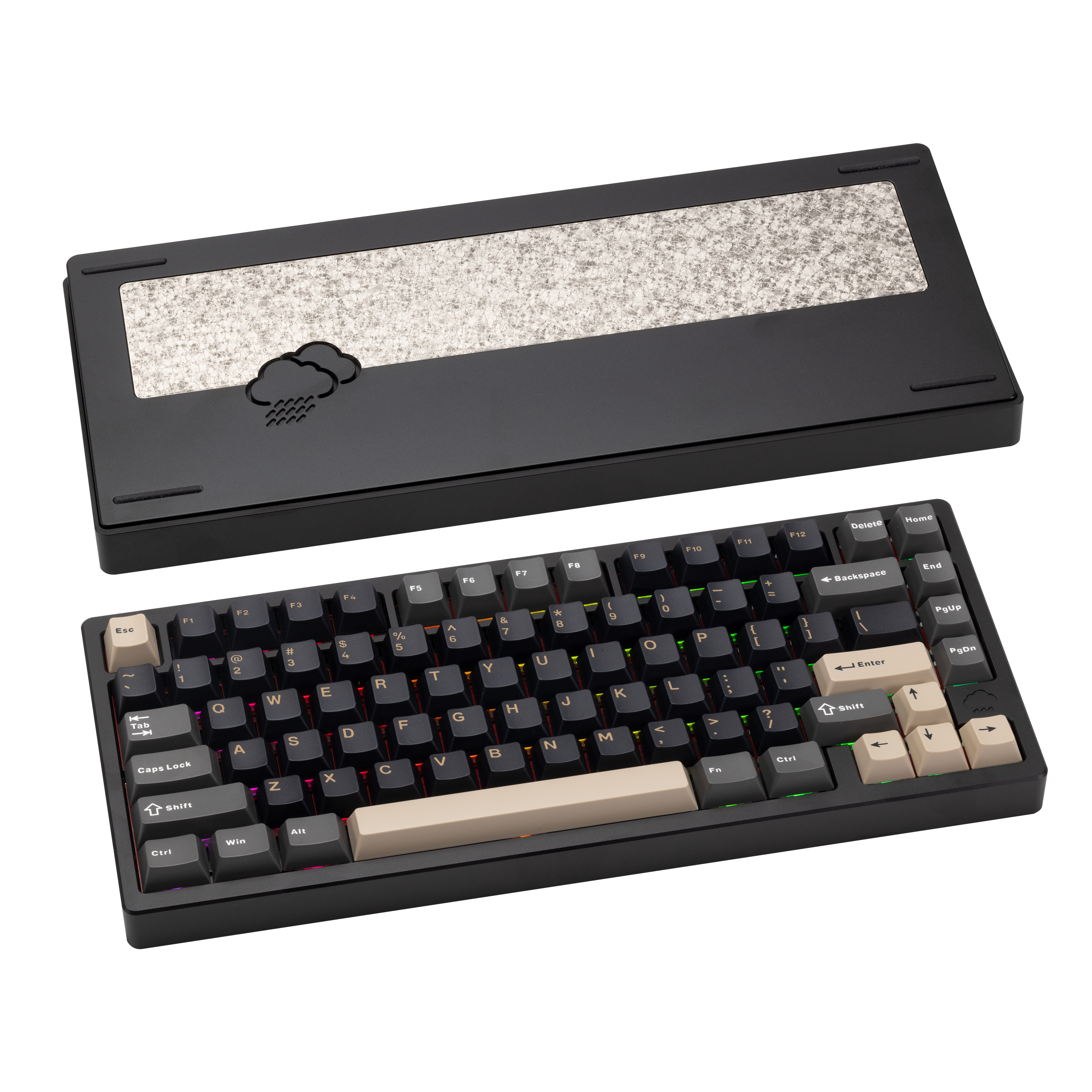 Rainy 75 CNC Aluminum Triple-Mode Connectivity Mechanical Keyboard