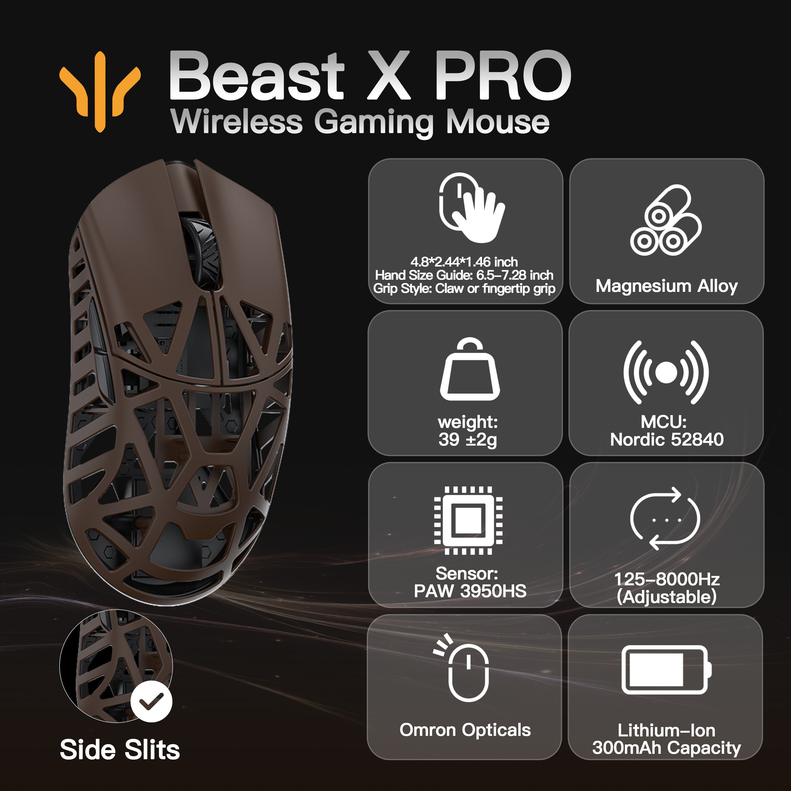 WLMOUSE Beast X Pro Gaming Mouse – CutiePCS
