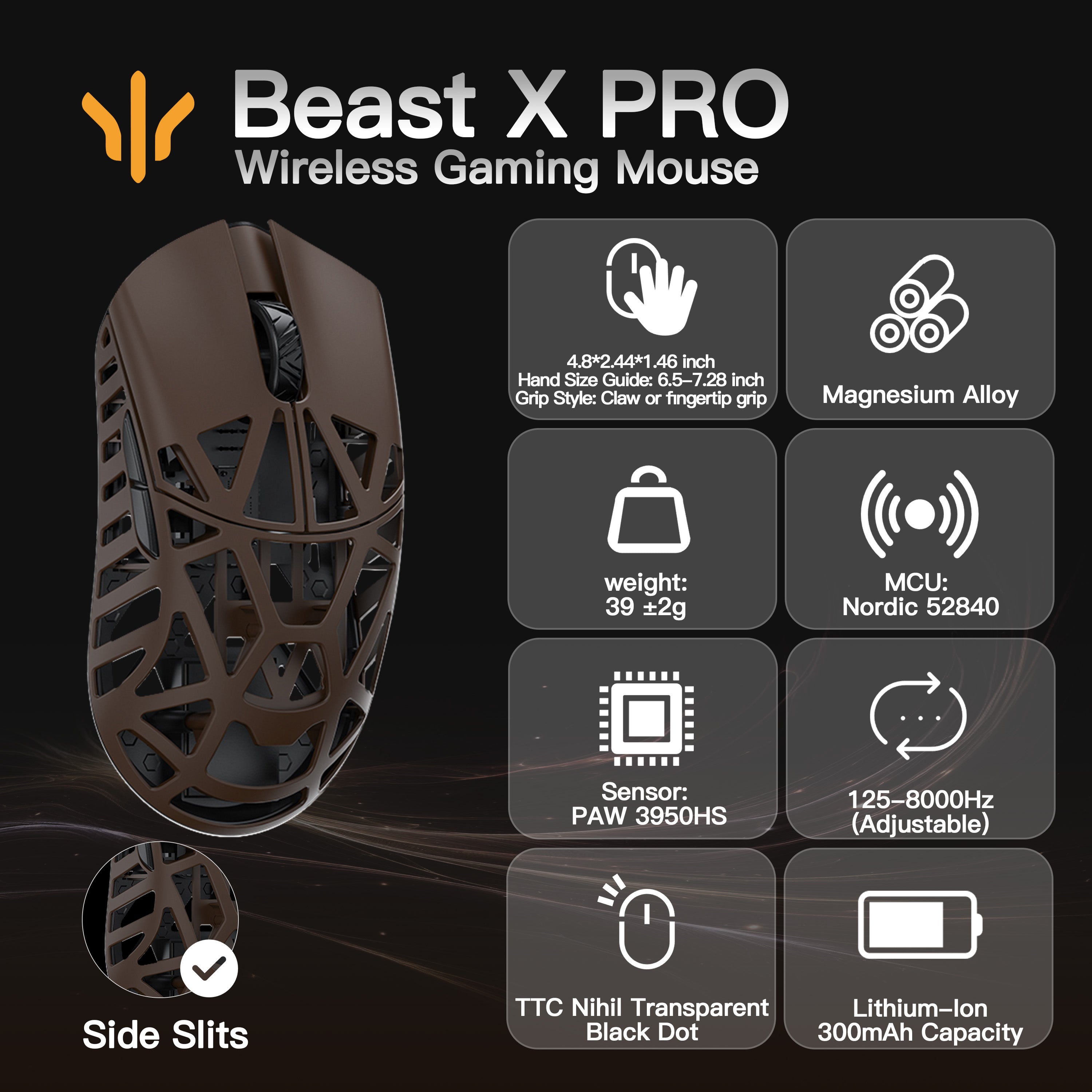 WLMOUSE Beast X Pro Gaming Mouse