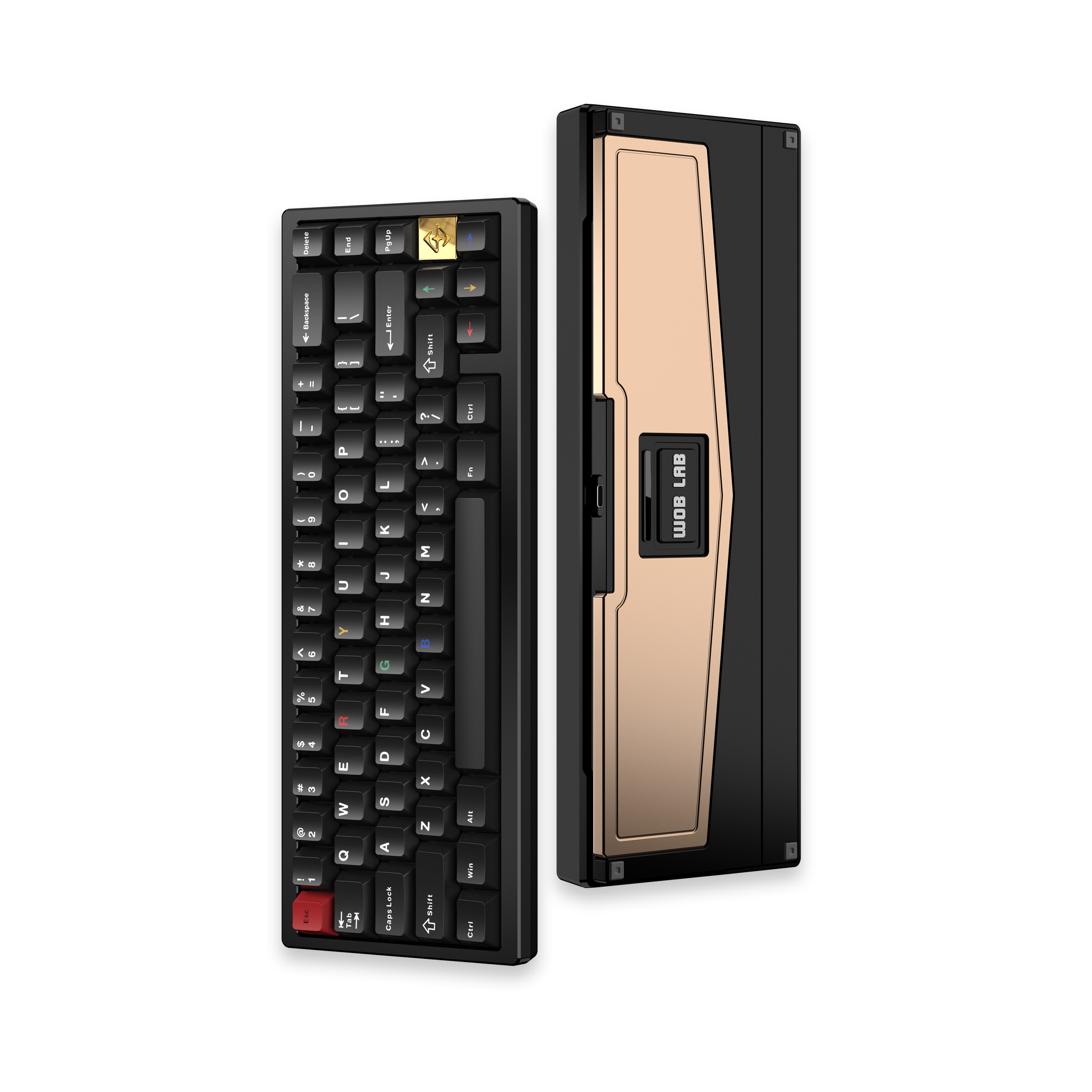 WOBKEY ZEN 65 Quick Release CNC Aluminum Tri-Mode Mechanical Keyboard