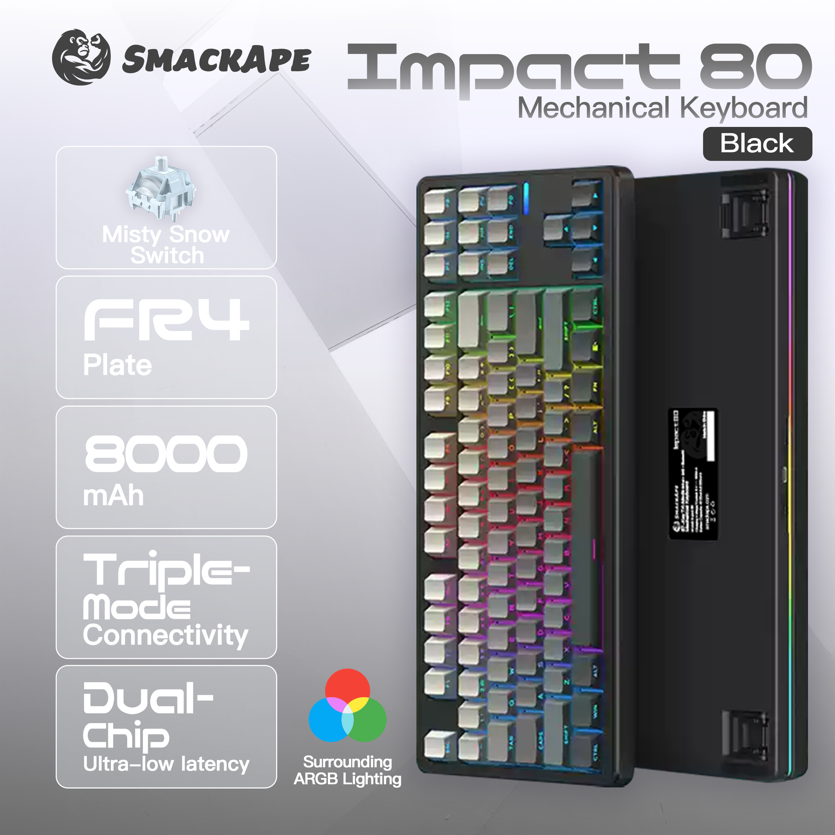 Impact 80 Triple-Mode RGB Wireless Mechanical Keyboard