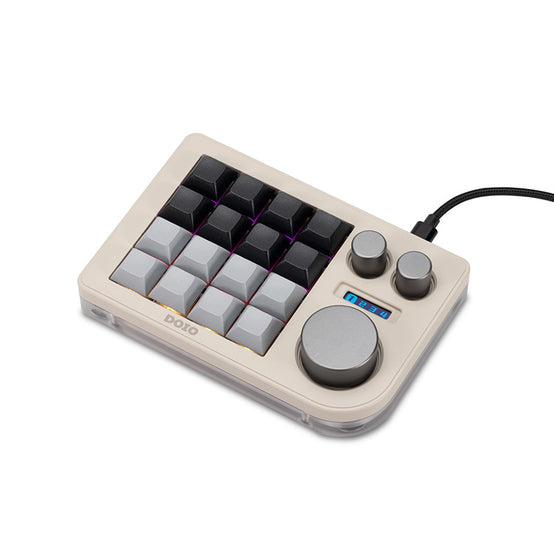 DOIO KB16 Megalodon Triple Knob Macropad