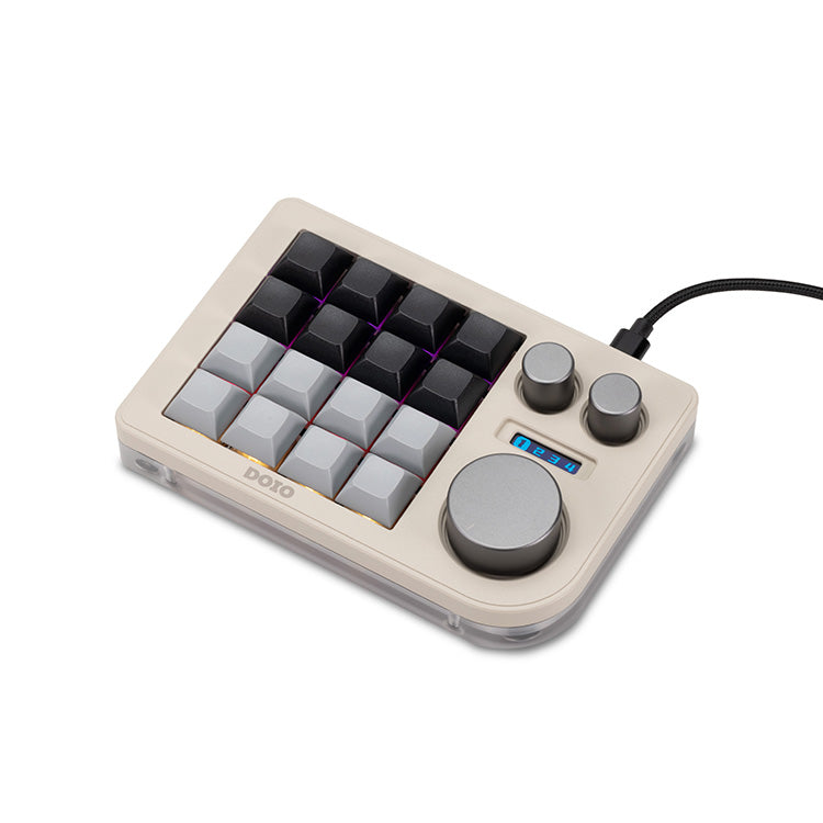 DOIO KB16 Megalodon Triple Knob Macropad
