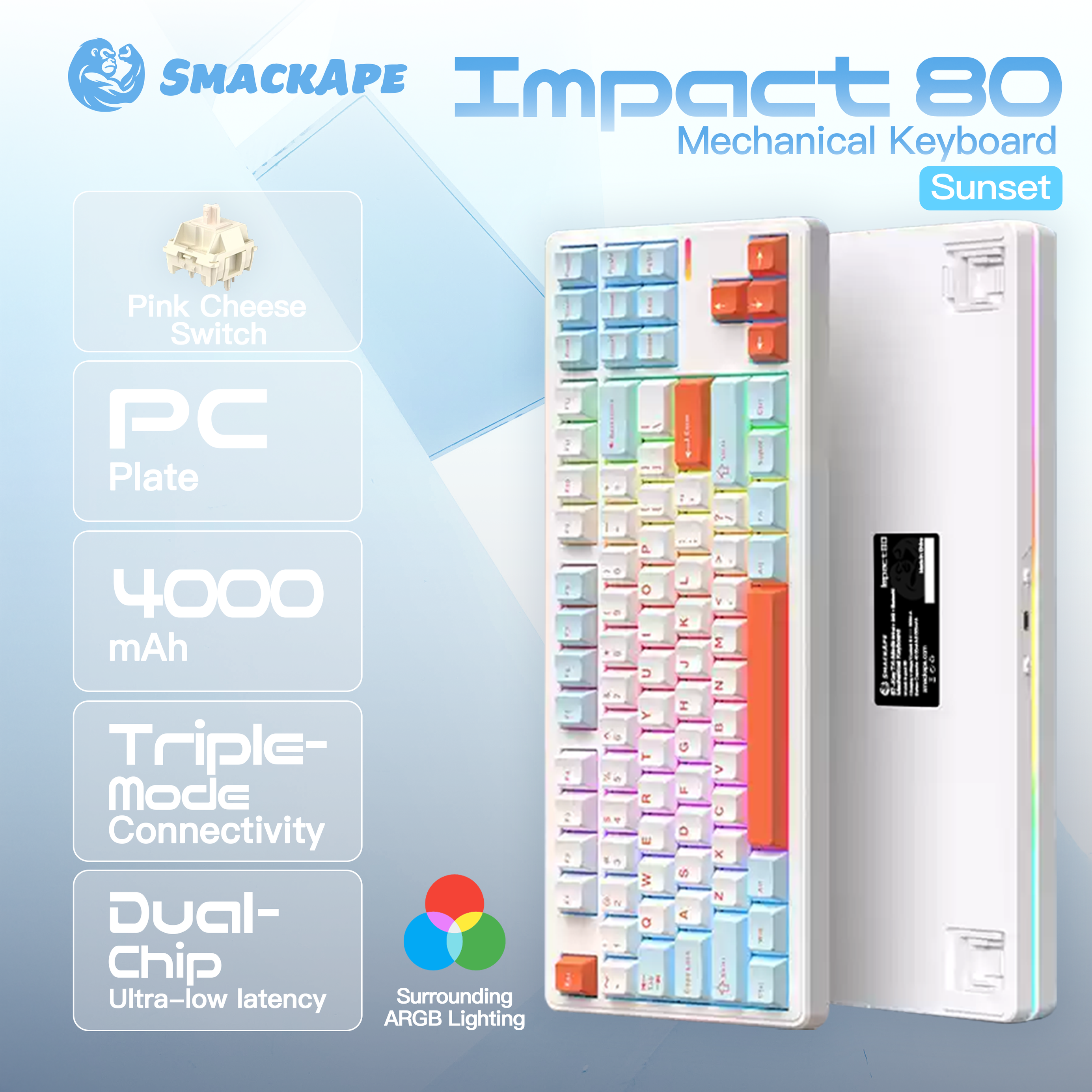 Impact 80 Triple-Mode RGB Wireless Mechanical Keyboard