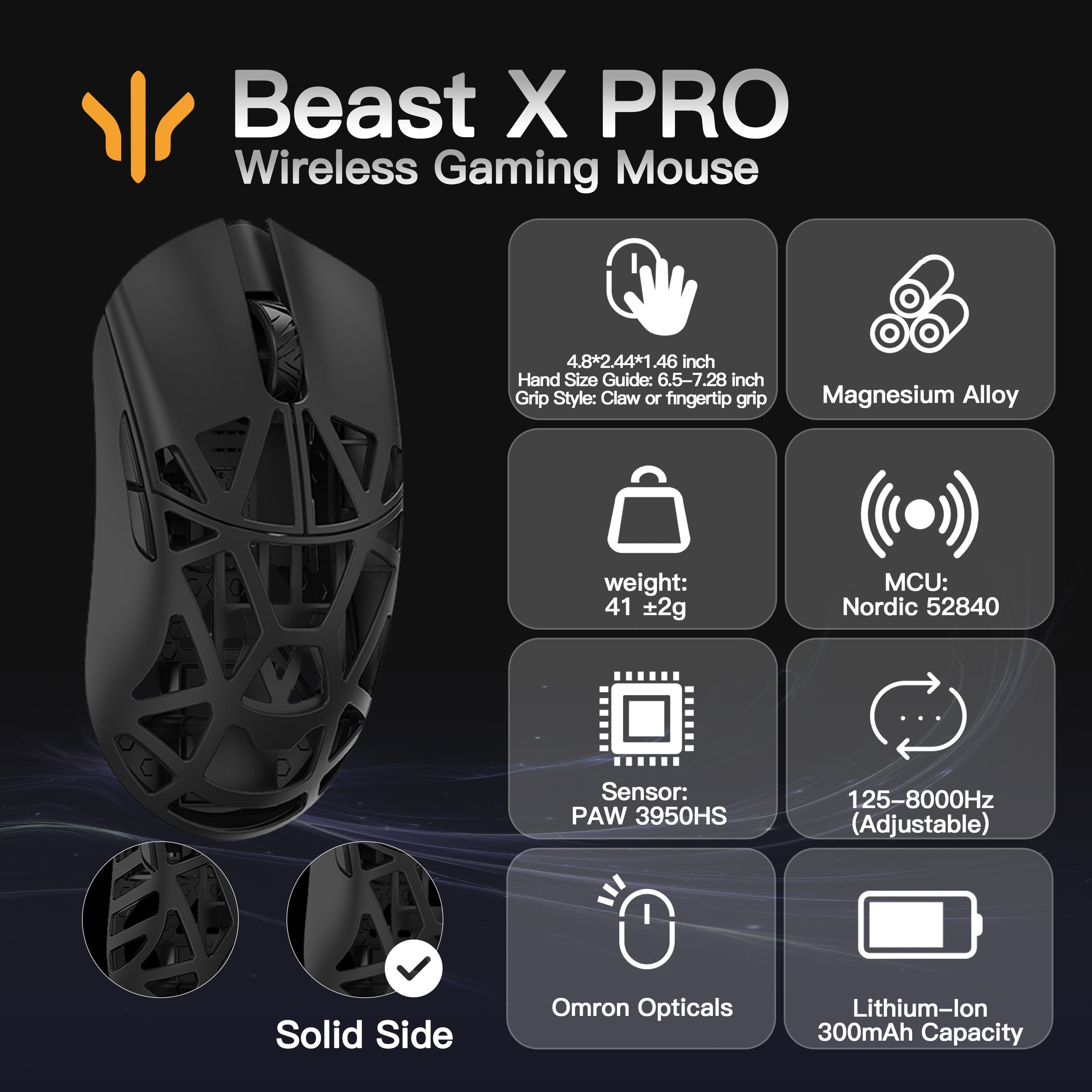 WLMOUSE Beast X Pro Gaming Mouse