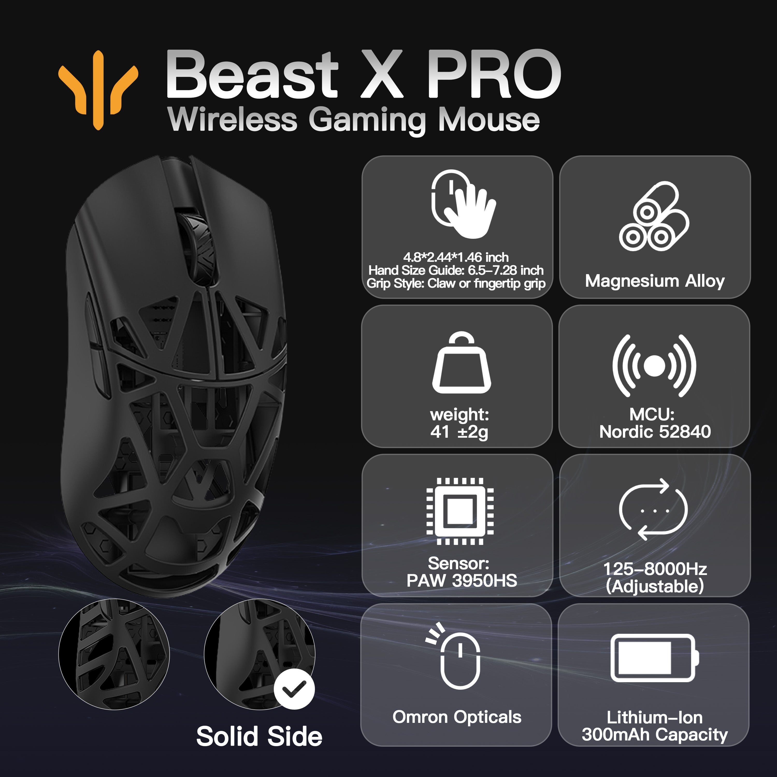 WLMOUSE Beast X Pro Gaming Mouse