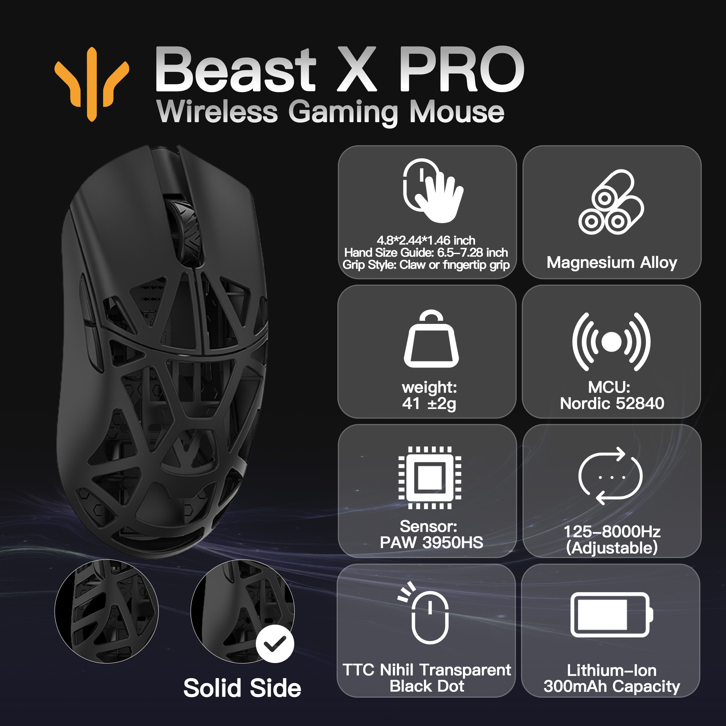 WLMOUSE Beast X Pro Gaming Mouse