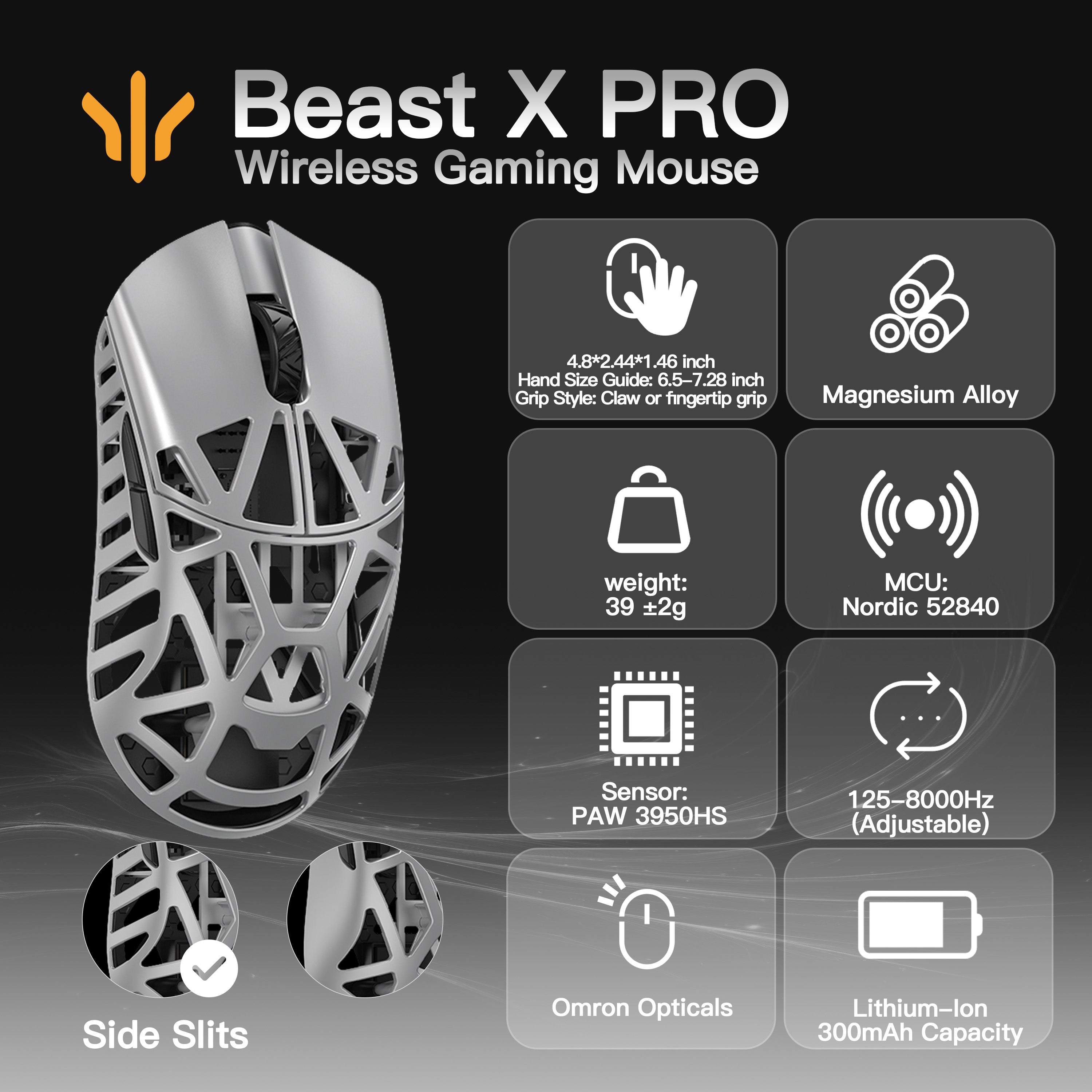 WLMOUSE Beast X Pro Gaming Mouse – CutiePCS