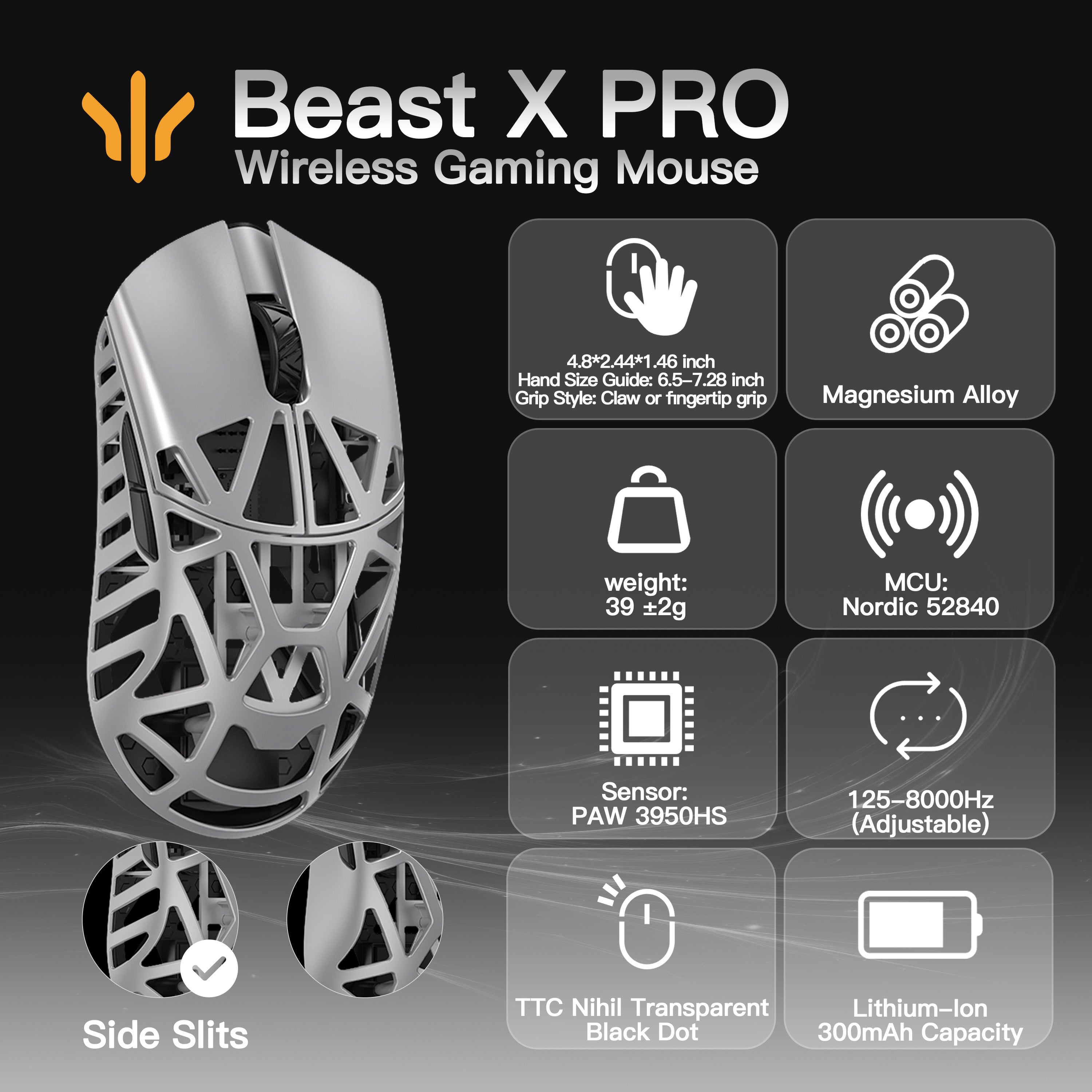WLMOUSE Beast X Pro Gaming Mouse