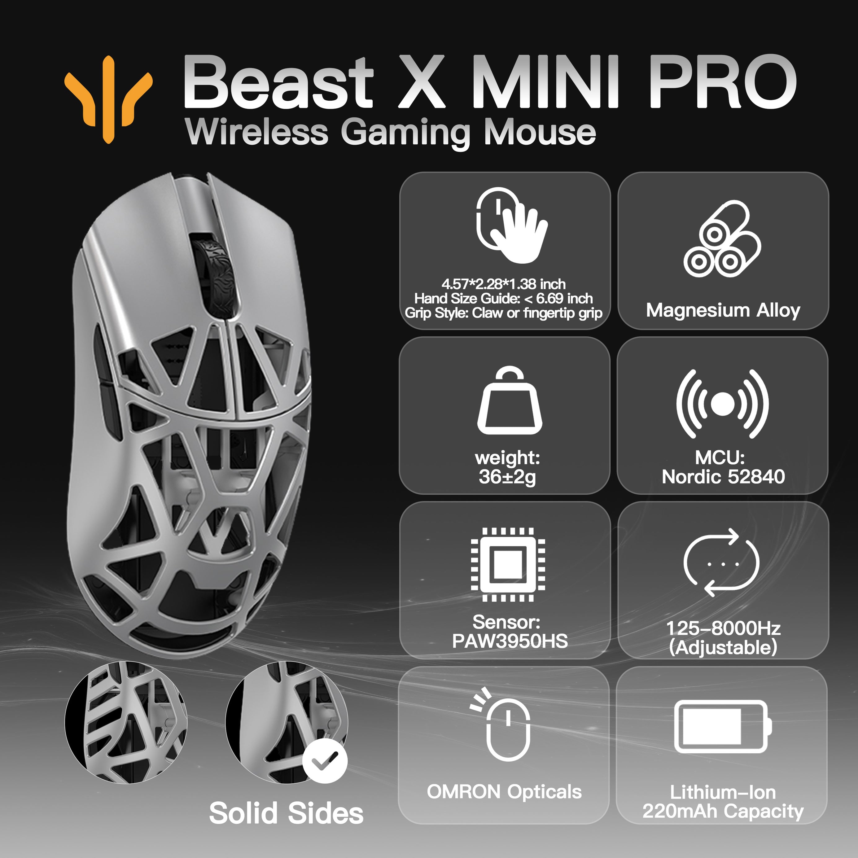 WLMOUSE Beast X Mini Pro Gaming Mouse