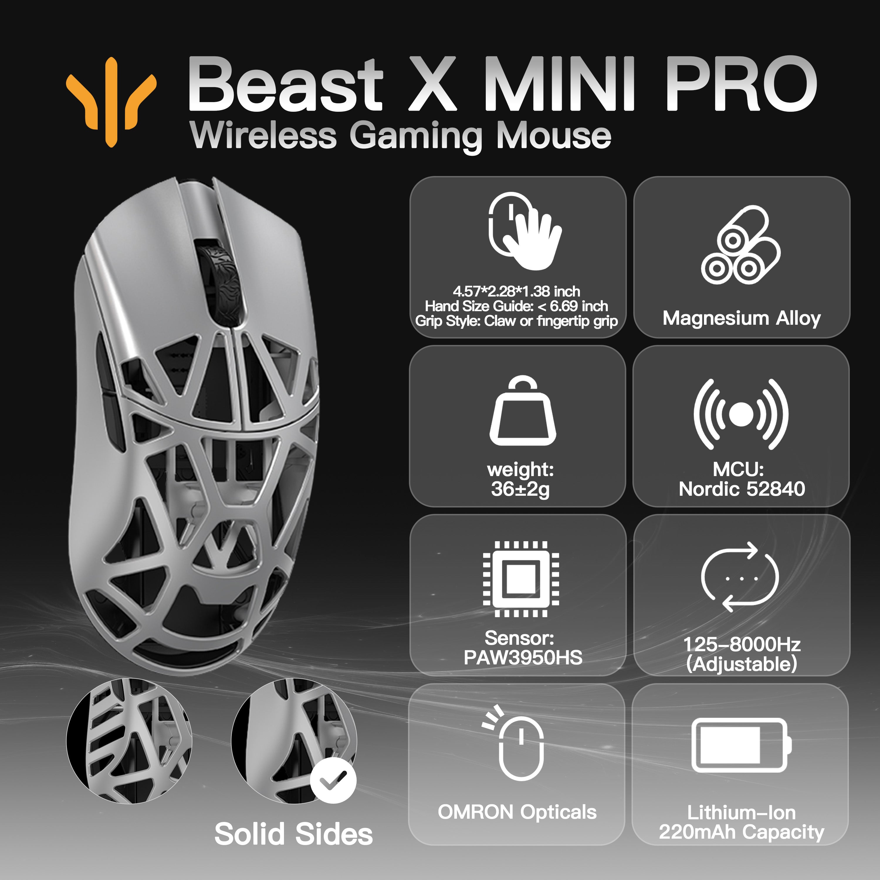 WLMOUSE Beast X Mini Pro Gaming Mouse