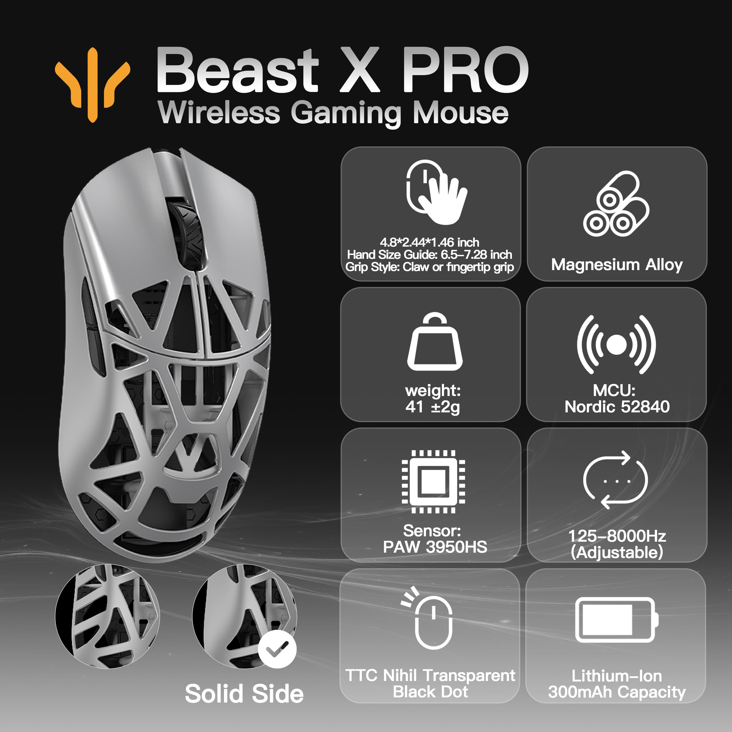 WLMOUSE Beast X Pro Gaming Mouse