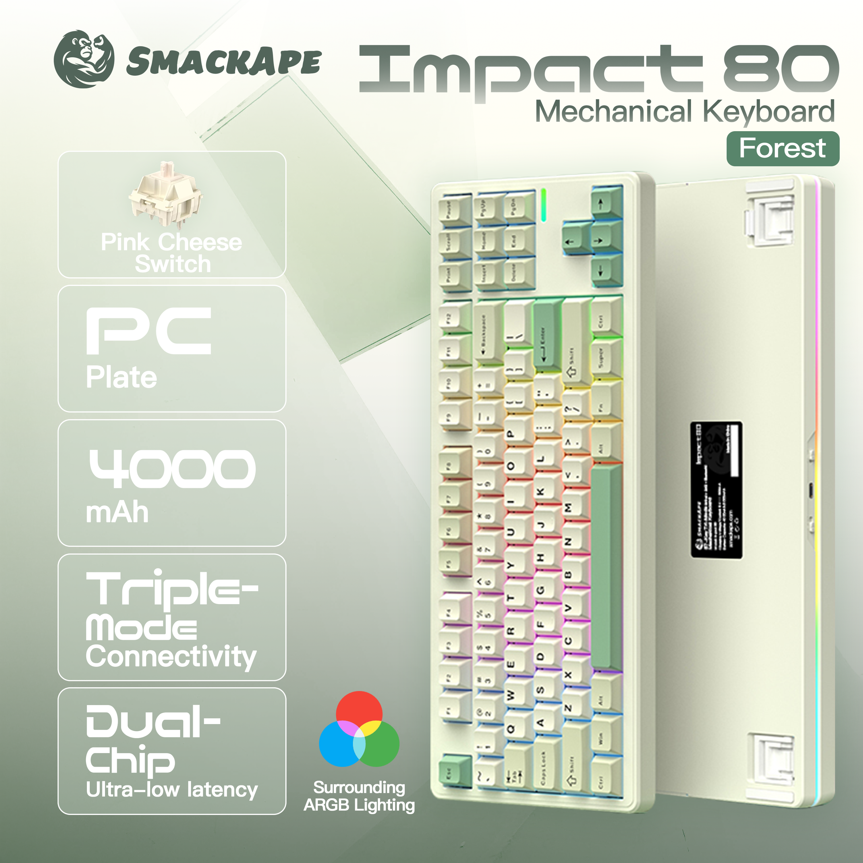 Impact 80 Triple-Mode RGB Wireless Mechanical Keyboard