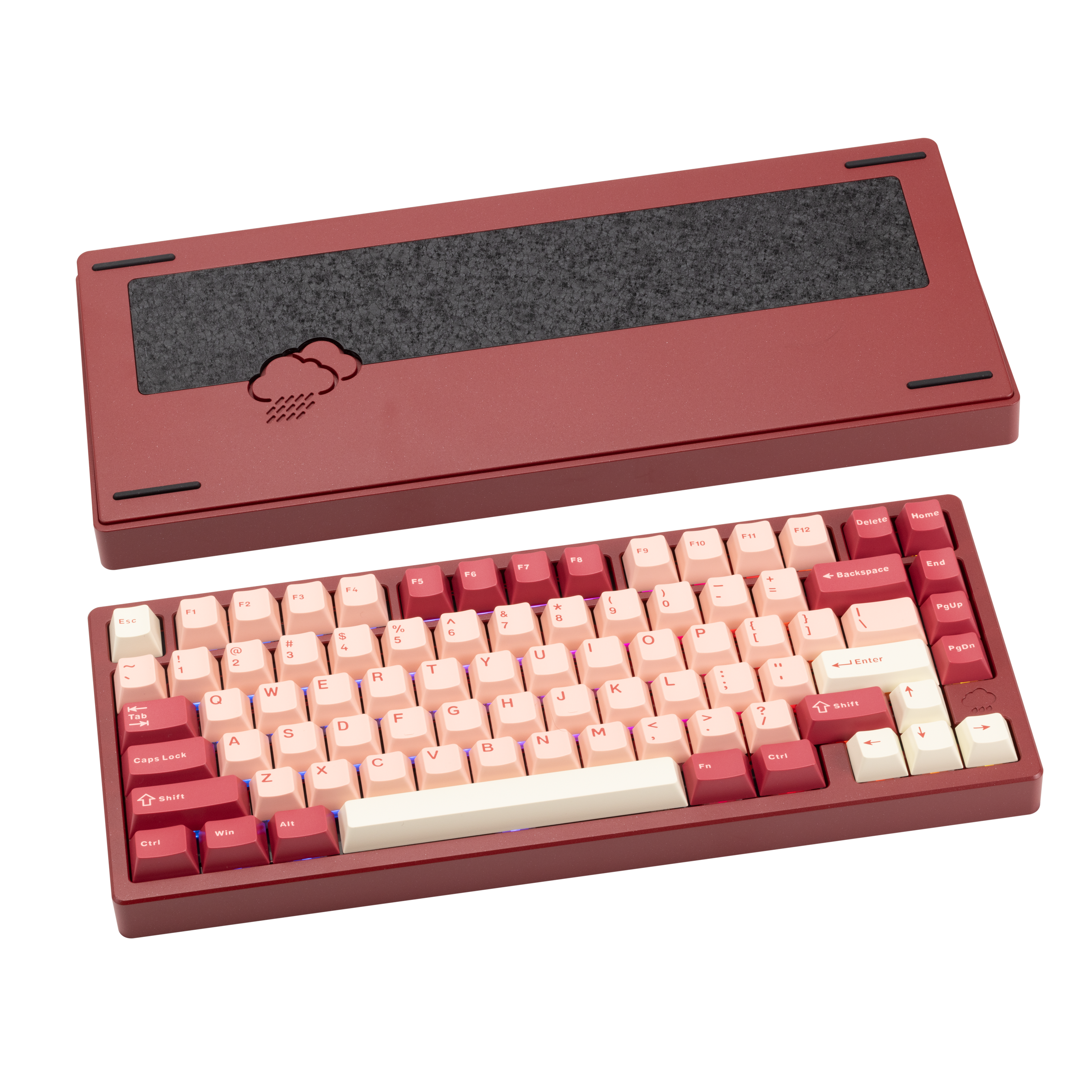 Rainy 75 CNC Aluminum Triple-Mode Connectivity Mechanical Keyboard