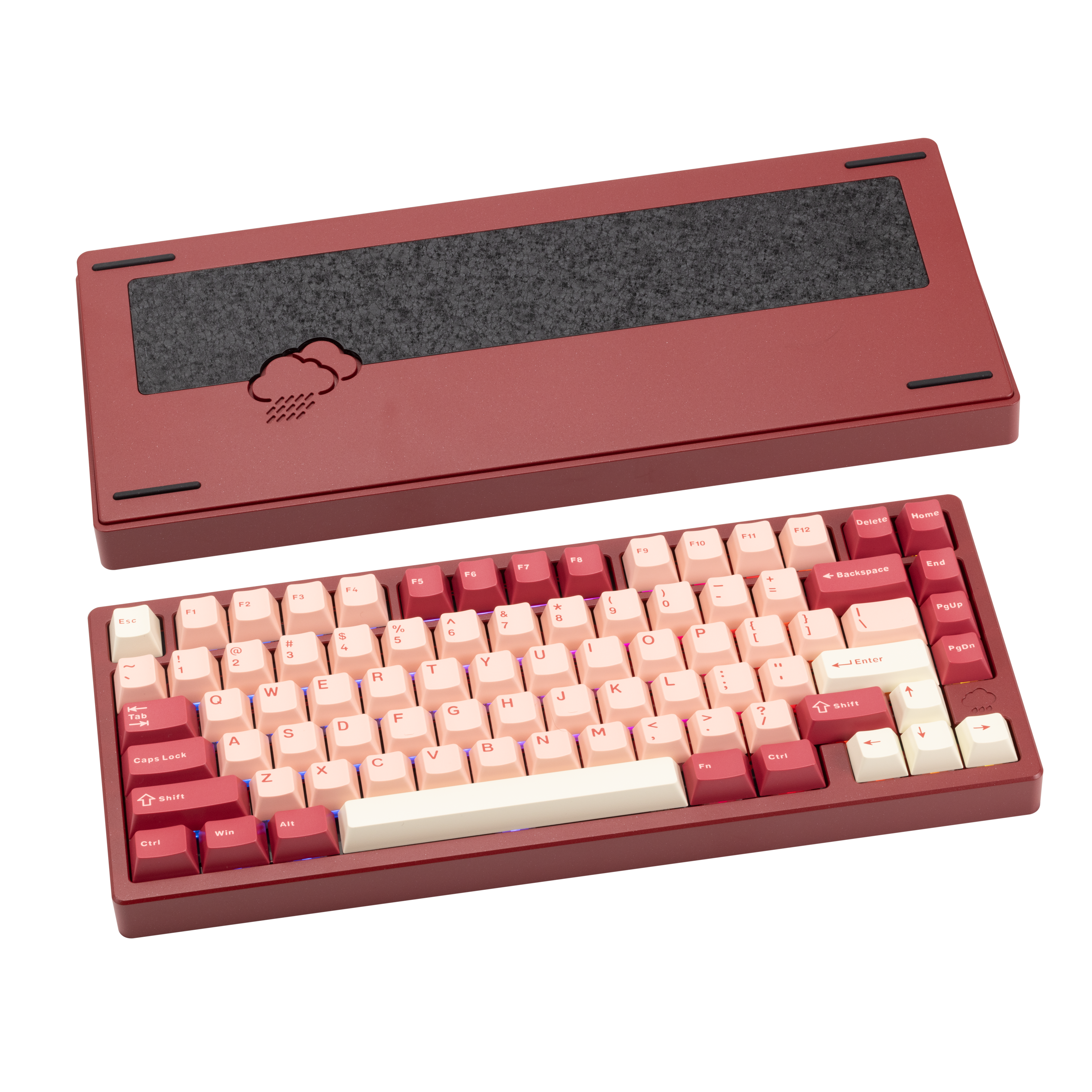 Rainy 75 CNC Aluminum Triple-Mode Connectivity Mechanical Keyboard