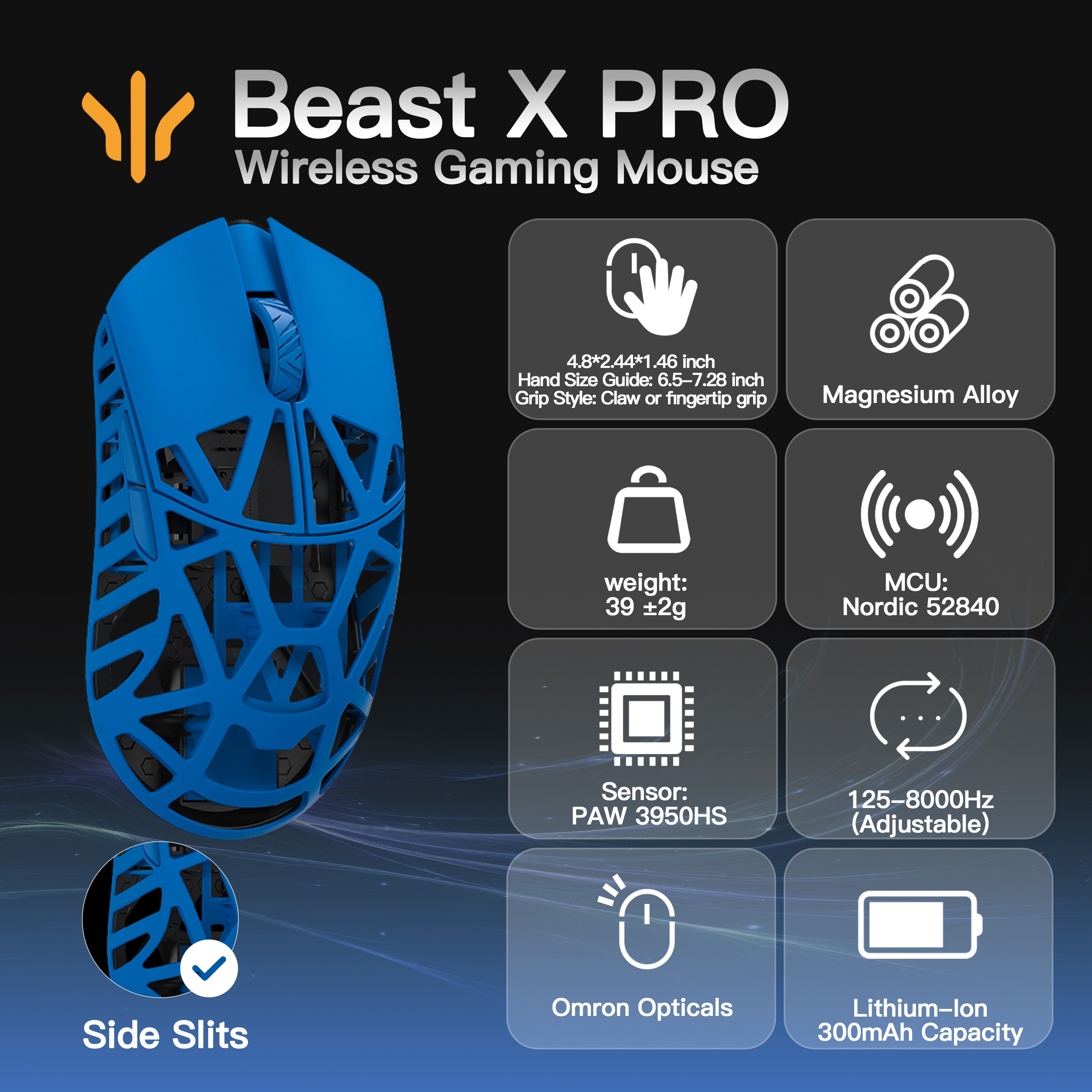 WLMOUSE Beast X Pro Gaming Mouse – CutiePCS