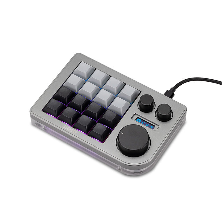 DOIO KB16 Megalodon Triple Knob Macropad