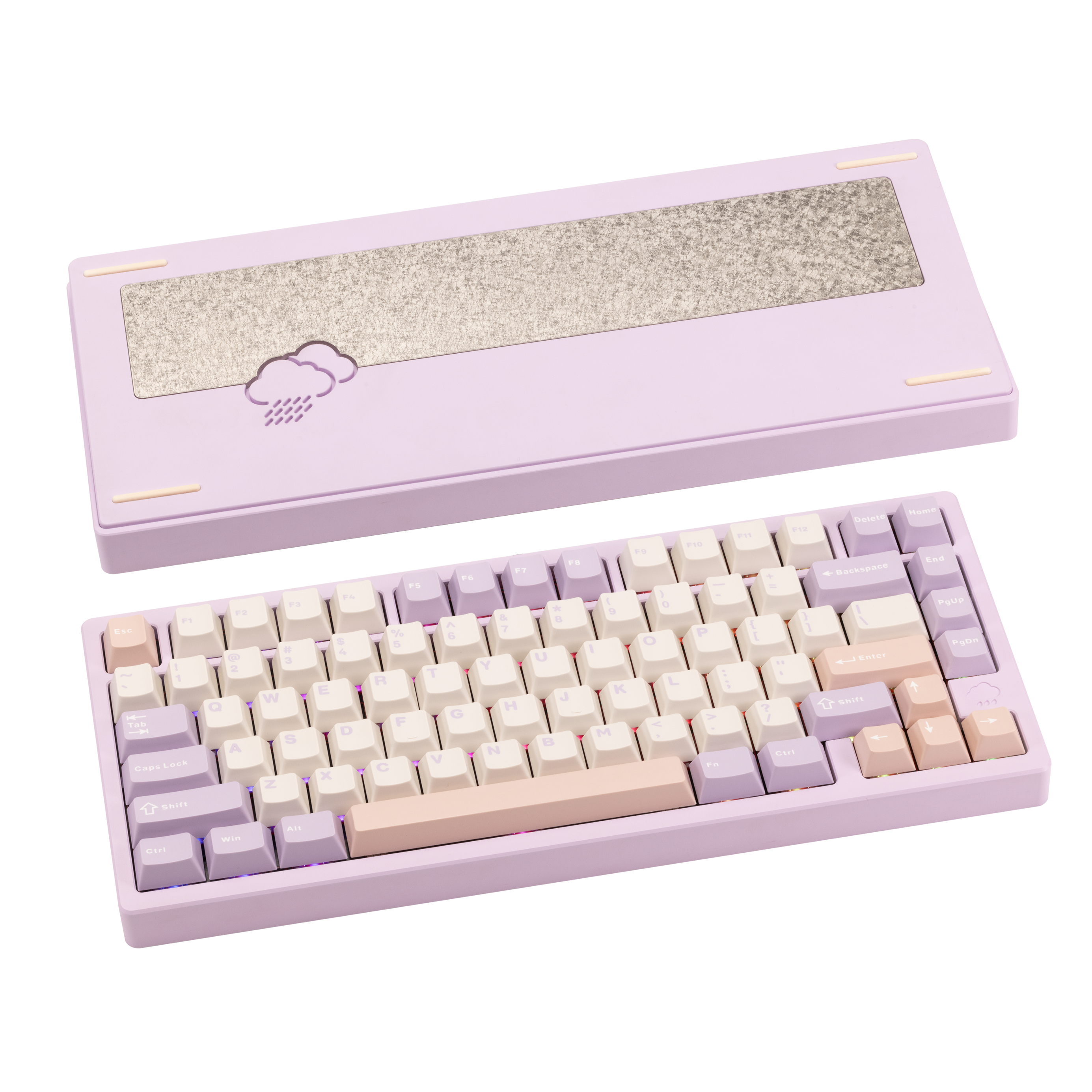 Rainy 75 CNC Aluminum Triple-Mode Connectivity Mechanical Keyboard