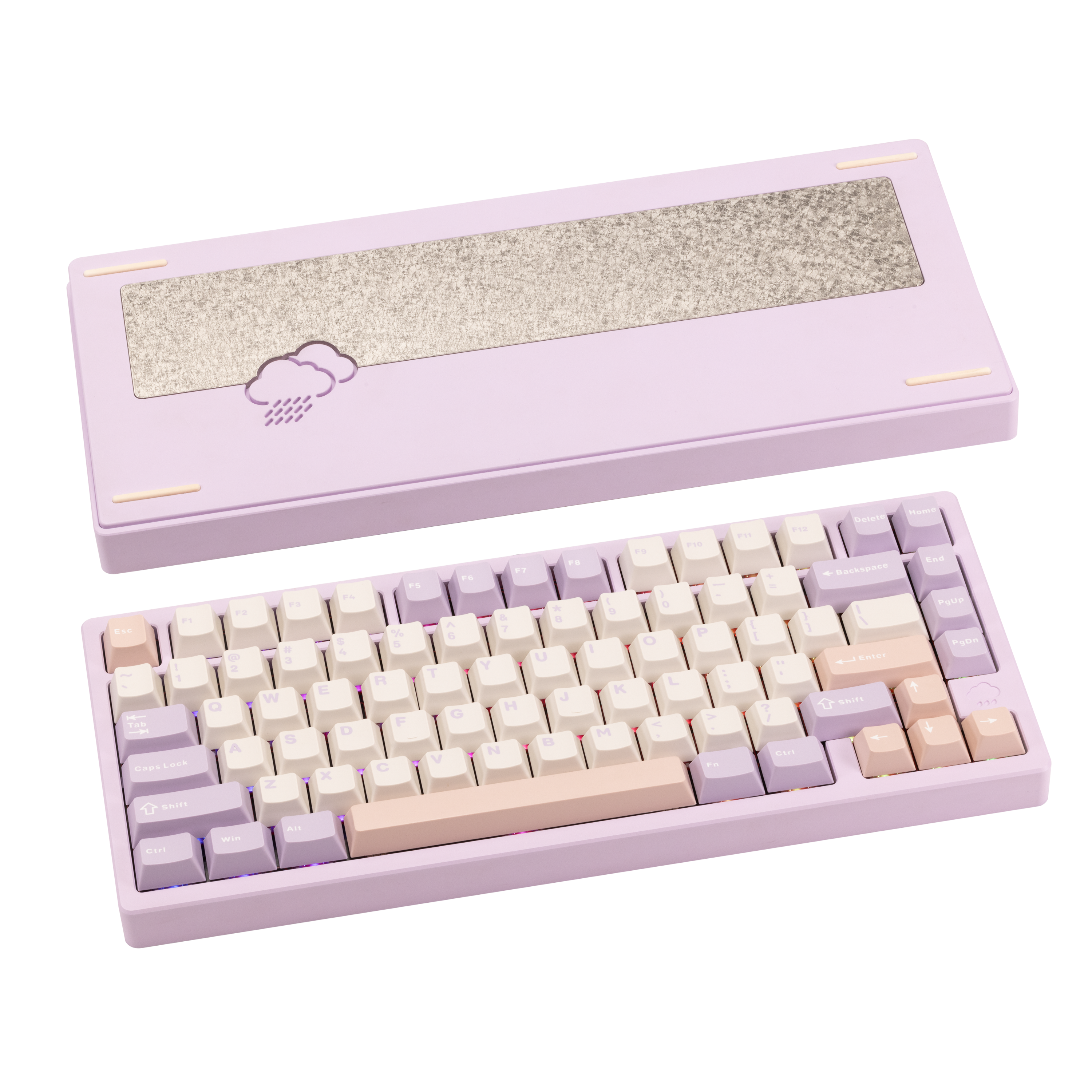 Rainy 75 CNC Aluminum Triple-Mode Connectivity Mechanical Keyboard