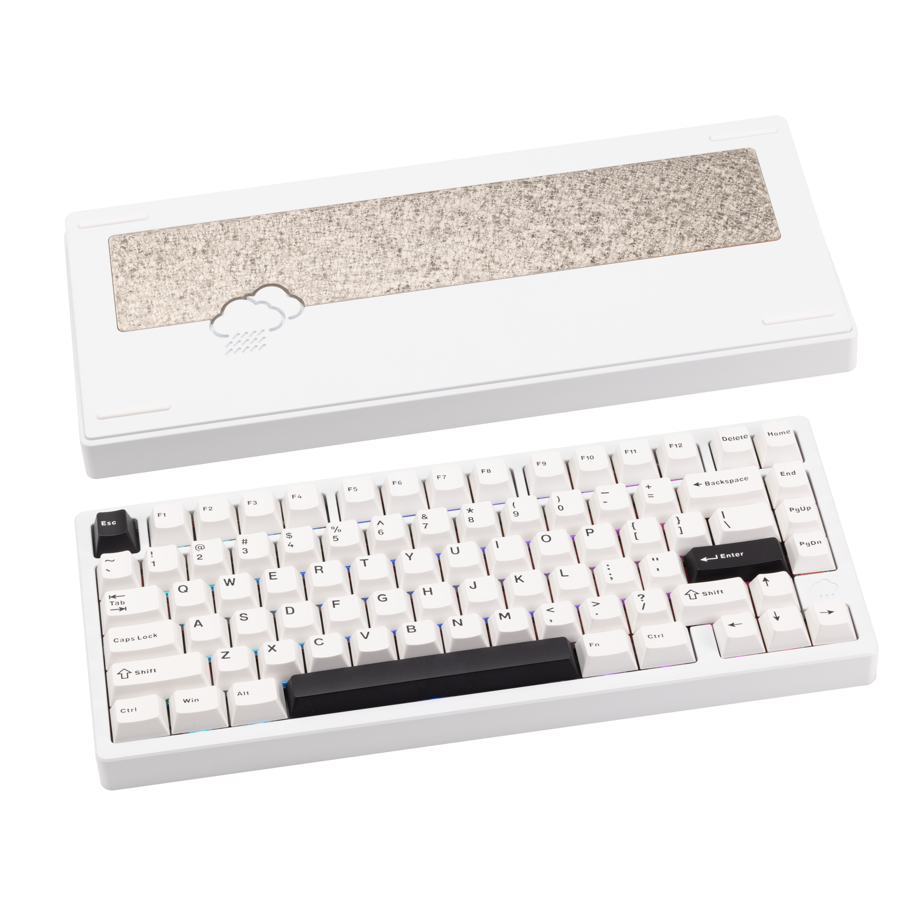 Rainy 75 CNC Aluminum Triple-Mode Connectivity Mechanical Keyboard