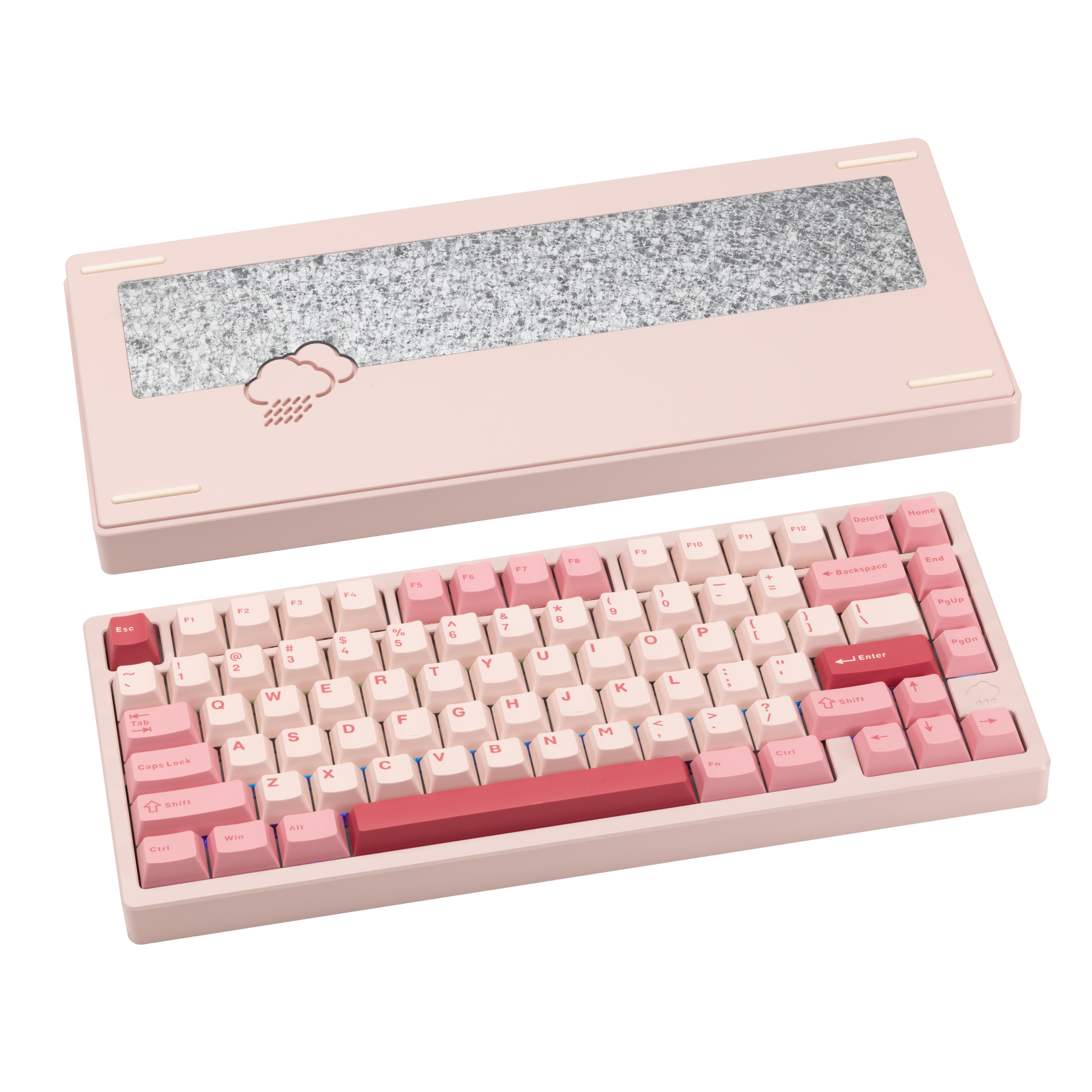 Rainy 75 CNC Aluminum Triple-Mode Connectivity Mechanical Keyboard