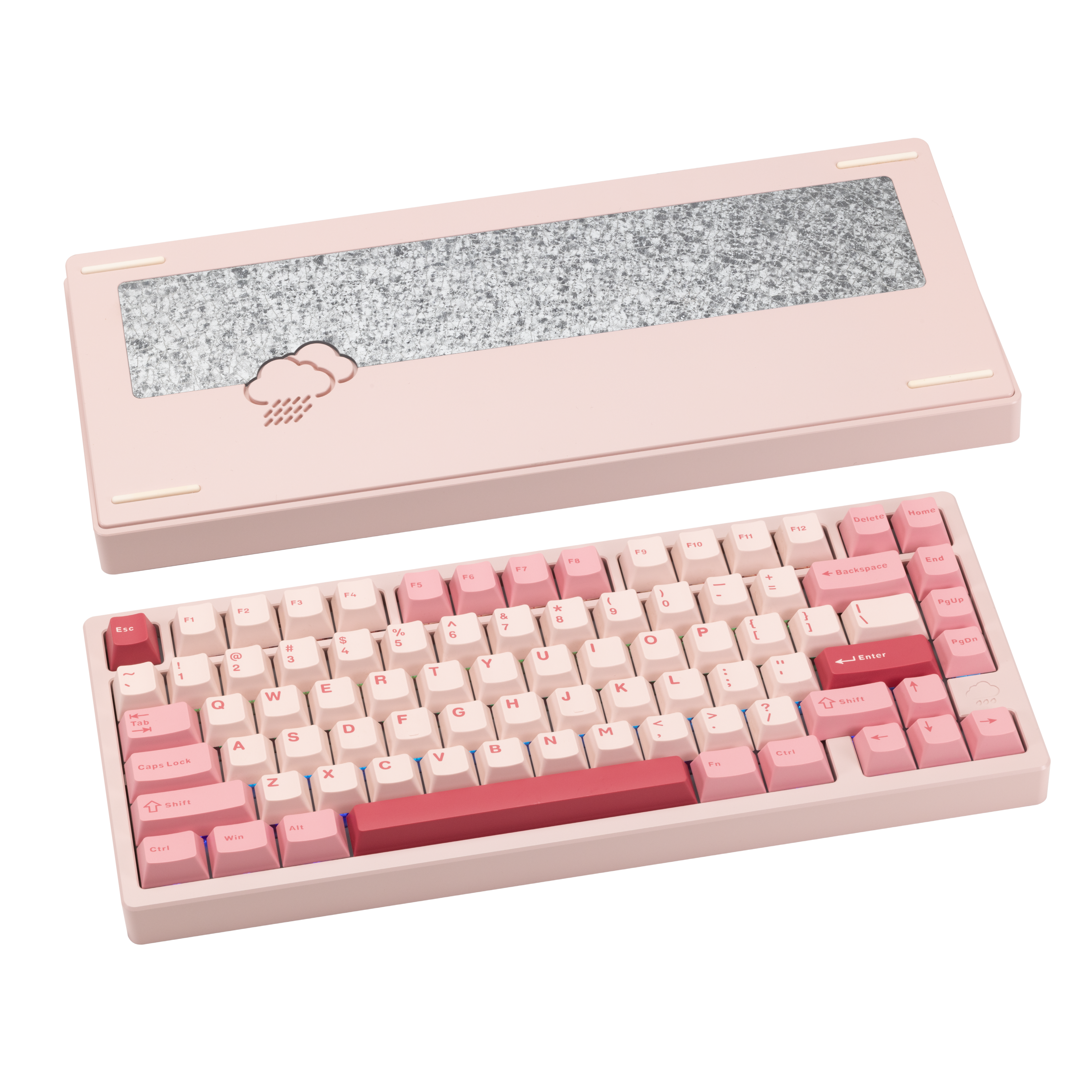 Rainy 75 CNC Aluminum Triple-Mode Connectivity Mechanical Keyboard