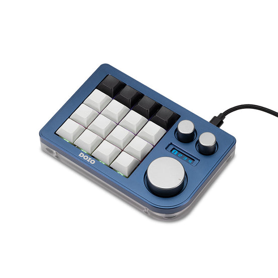 DOIO KB16 Megalodon Triple Knob Macropad