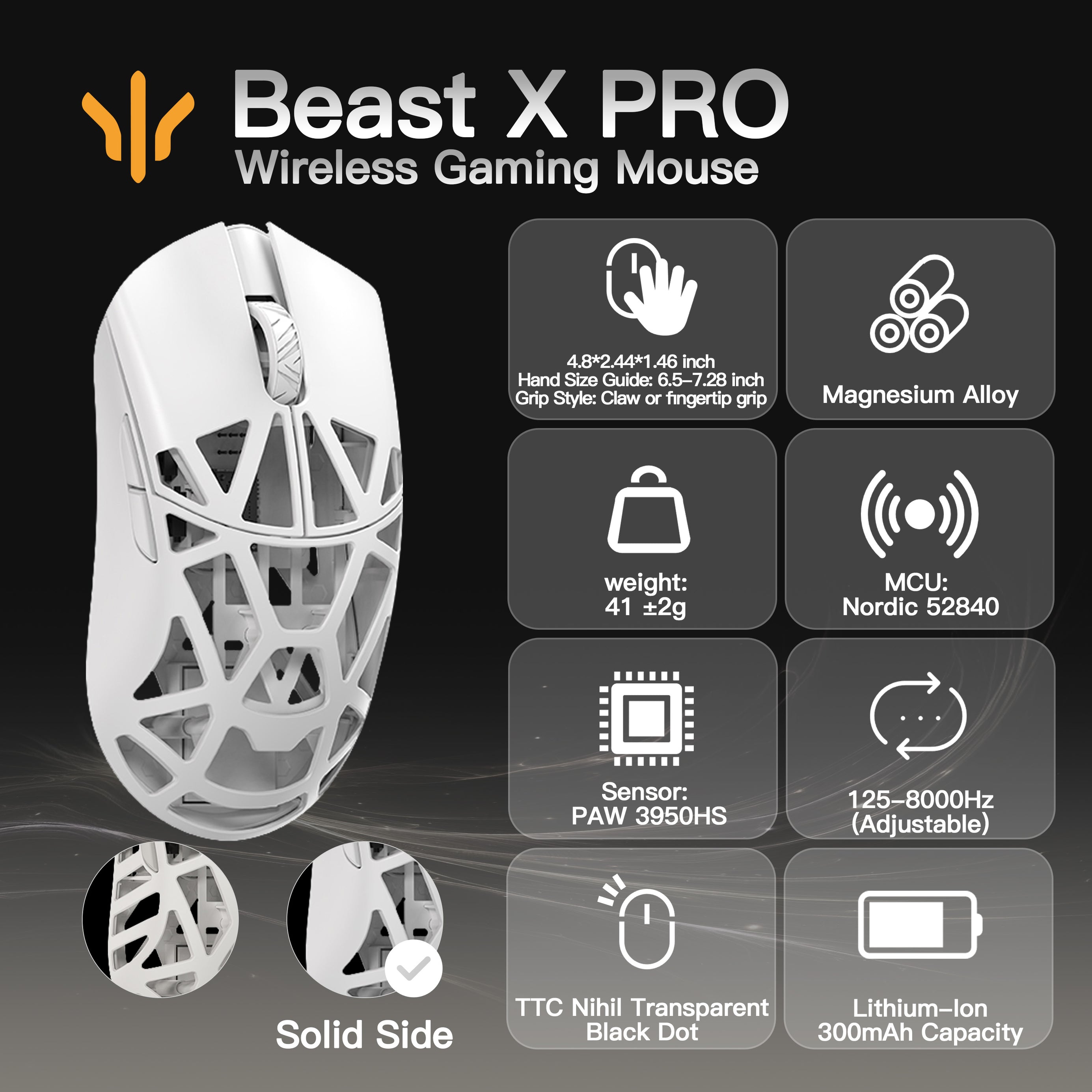 WLMOUSE Beast X Pro Gaming Mouse