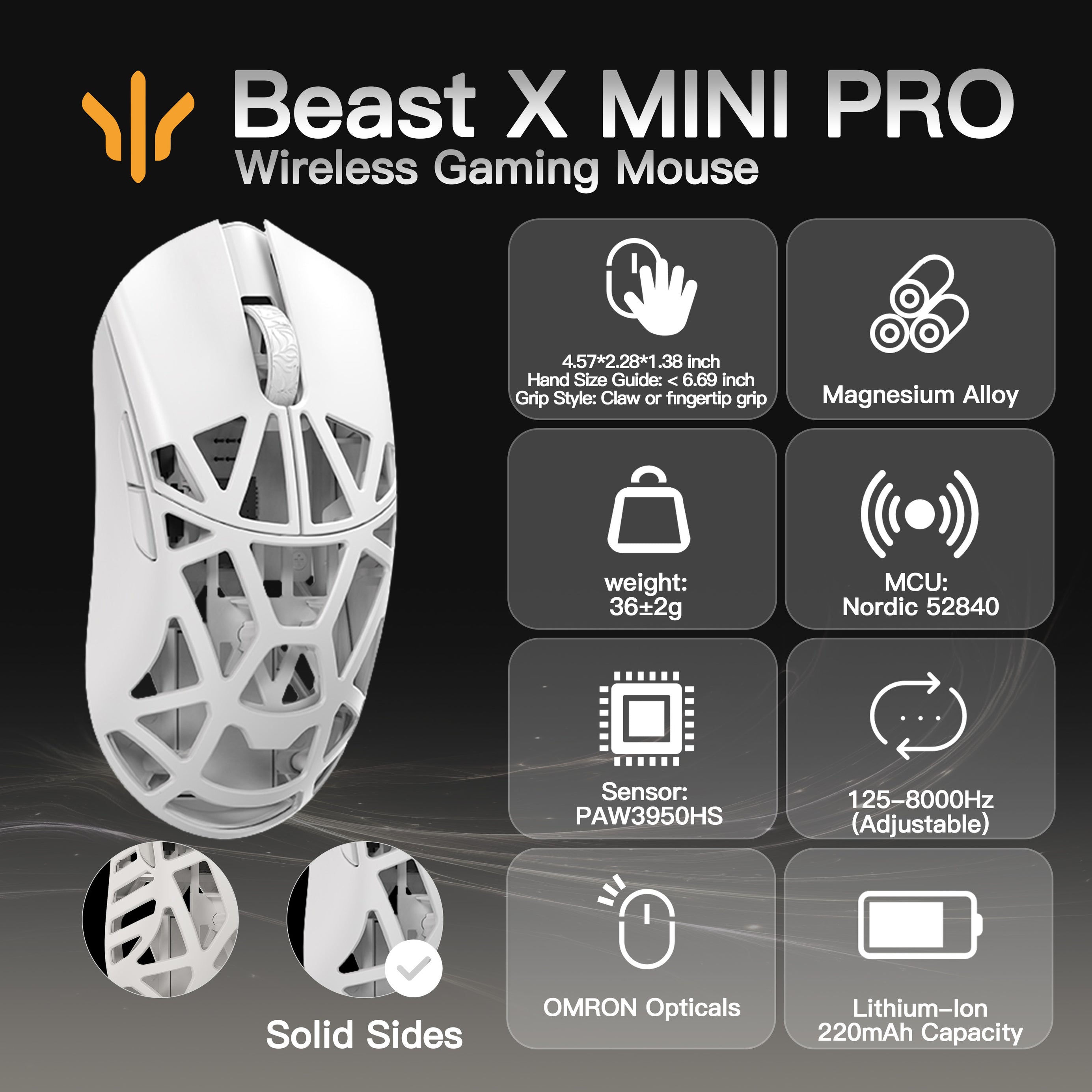 WLMOUSE Beast X Mini Pro Gaming Mouse