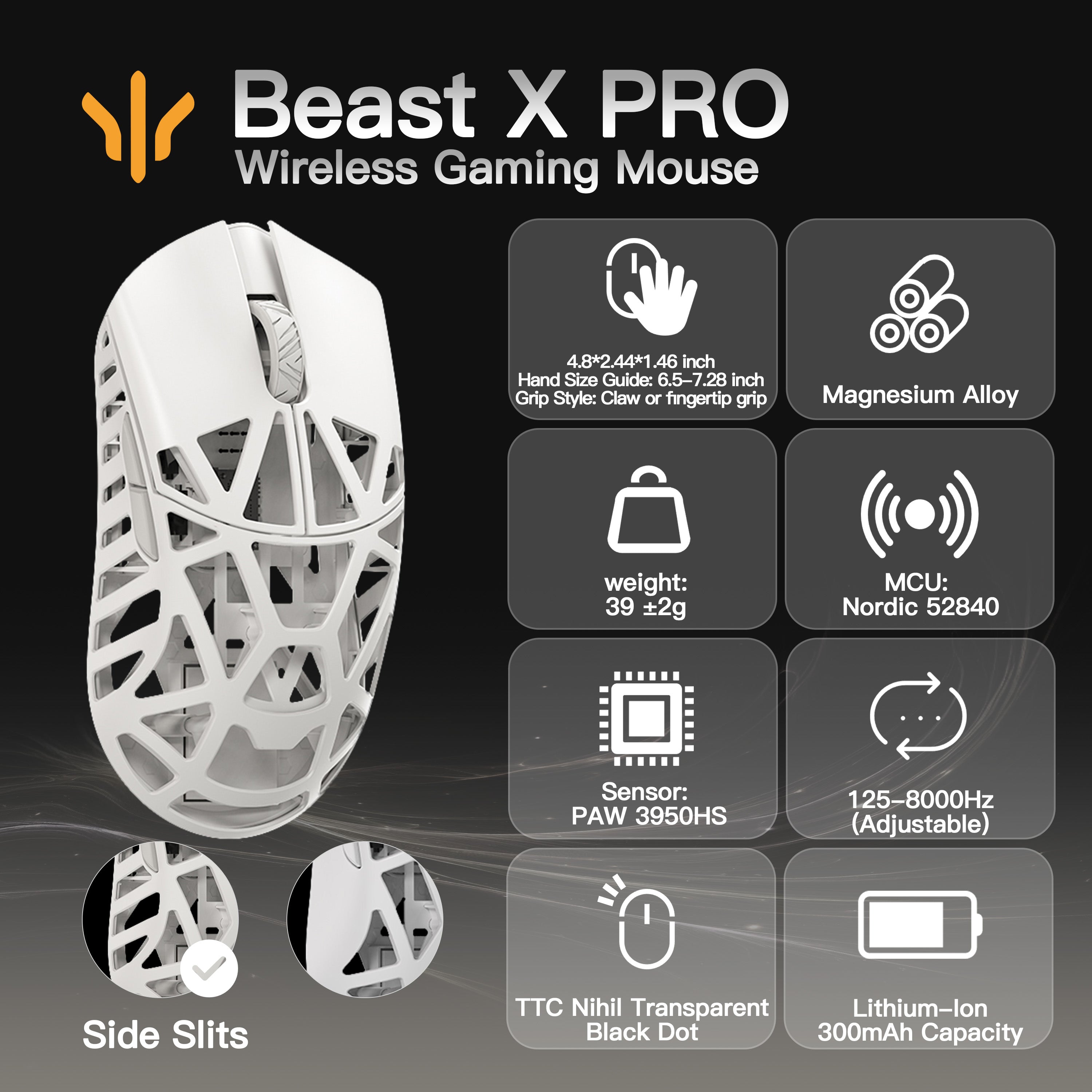 WLMOUSE Beast X Pro Gaming Mouse