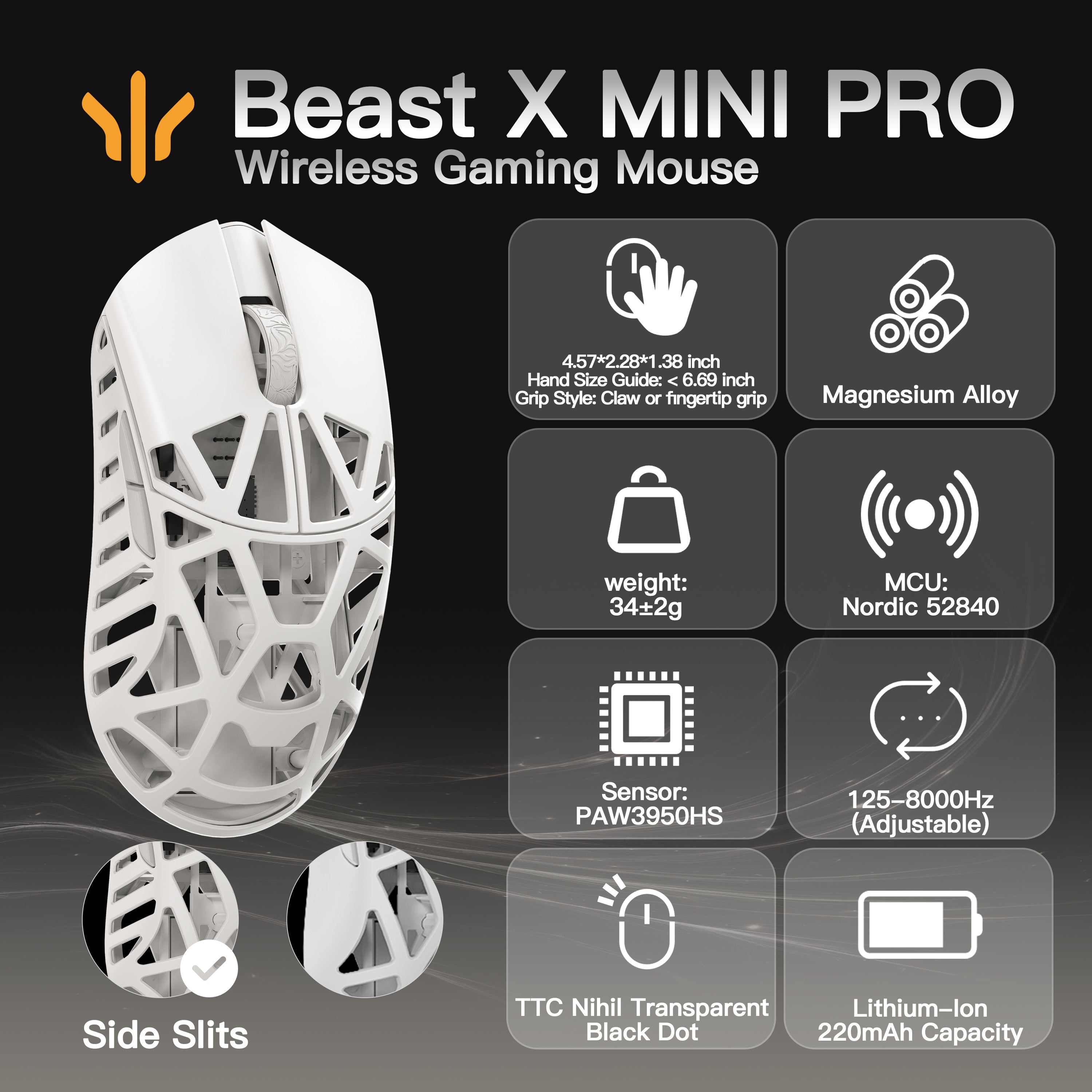 WLMOUSE Beast X Mini Pro Gaming Mouse